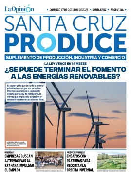 Tapa Suplemento especial de Santa Cruz Produce: ¿Se puede terminar el fomento a las energías renovables?