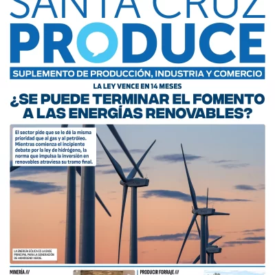 Tapa Suplemento especial de Santa Cruz Produce: ¿Se puede terminar el fomento a las energías renovables?