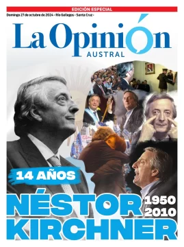 Tapa Especial de La Opinión Austral: a 14 años de la muerte de Néstor Kirchner