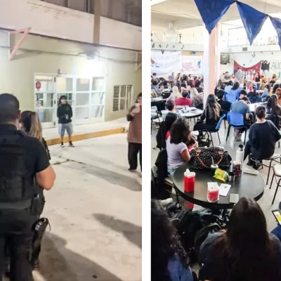 Rechazo al accionar de la Policía de Santa Cruz durante la toma dentro de la Universidad en Caleta Olivia