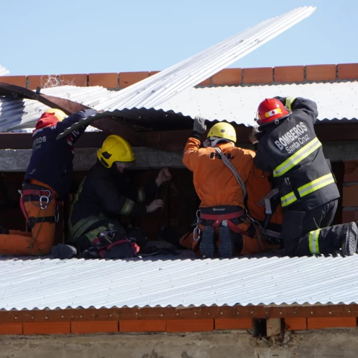 Vendaval en Río Gallegos: hubo más de 100 intervenciones en 24 horas