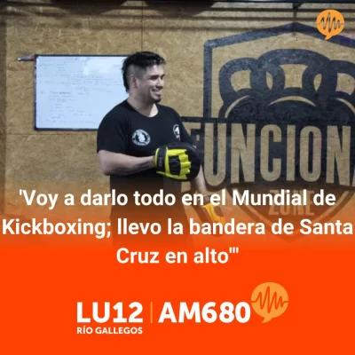 Víctor Cárdenas: ‘Voy a darlo todo en el Mundial de Kickboxing; llevo la bandera de Santa Cruz en alto’”