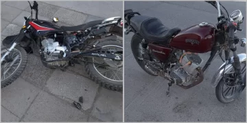 Dos jóvenes de 19 y 21 años lesionados tras accidentarse con sus motocicletas: corrían carreras