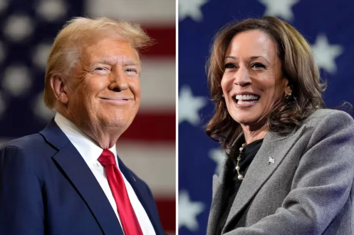 Resultados de las elecciones en Estados Unidos: los estados en los que Donald Trump y Kamala Harris van ganando