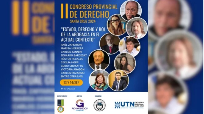 Este miércoles inicia el II Congreso de Derecho en Santa Cruz