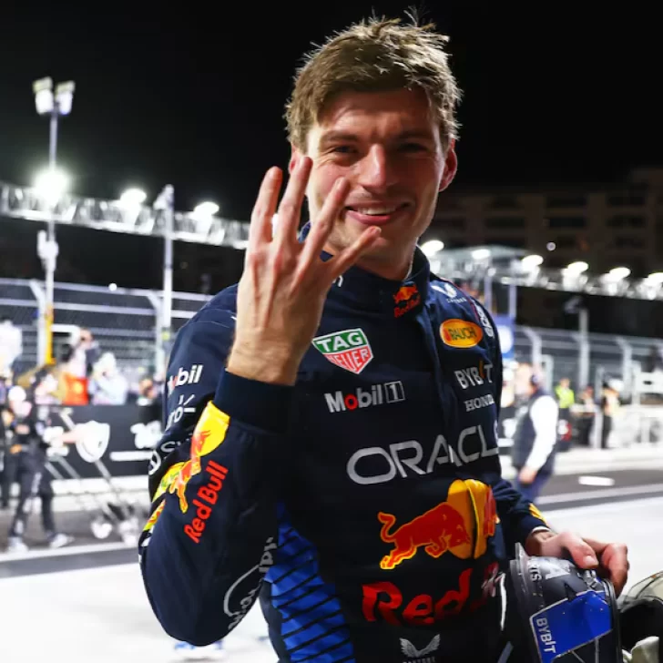 Max Verstappen, se consagró tetracampeón de la Fórmula 1 en el GP de Las Vegas