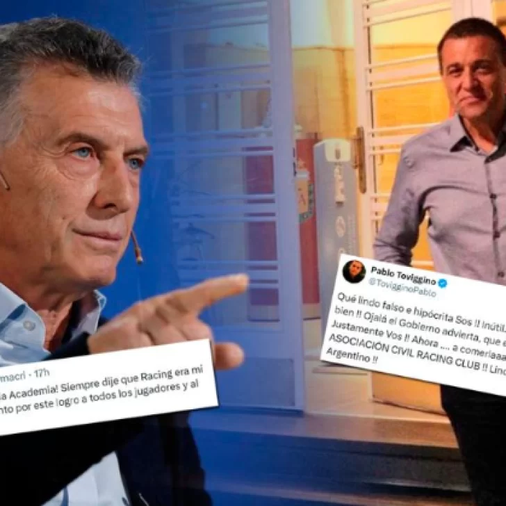 Mauricio Macri felicitó a Racing por el título y lo tacharon de “falso e hipócrita” 