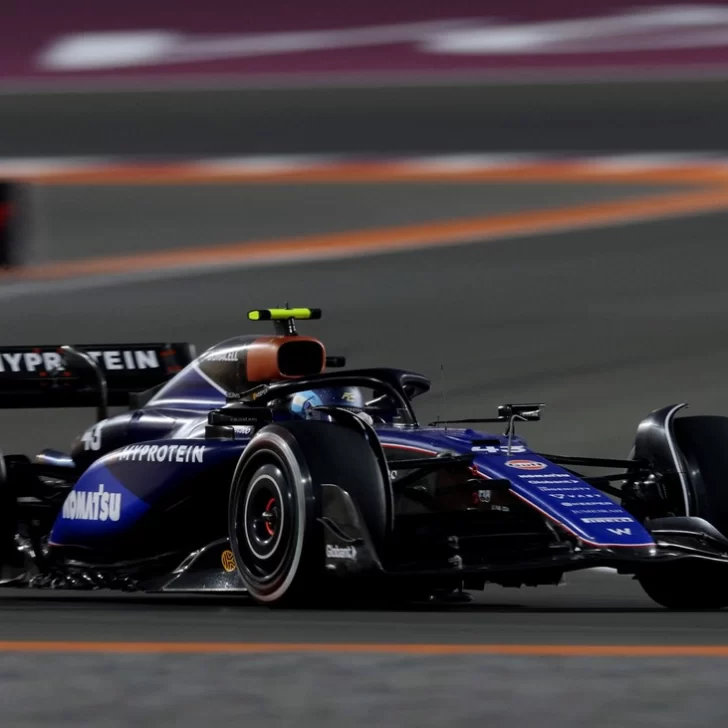 Franco Colapinto se quedó afuera en la Q1 del GP de Qatar