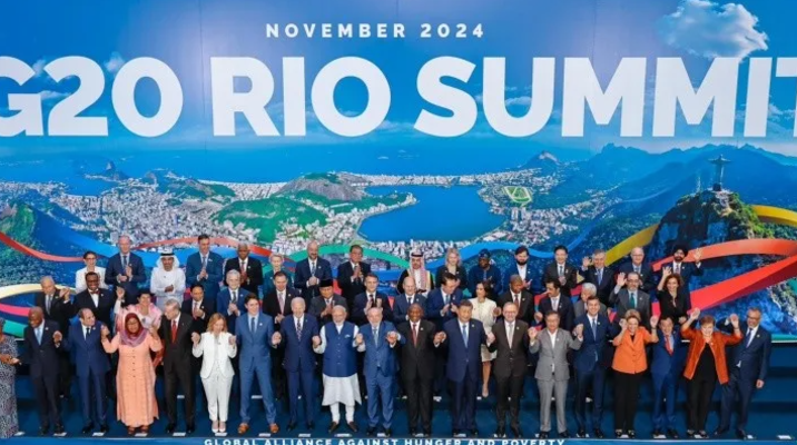 Javier Milei se ausentó de la foto de familia de cierre de la Cumbre del G20 en Brasil, ¿qué pasó?