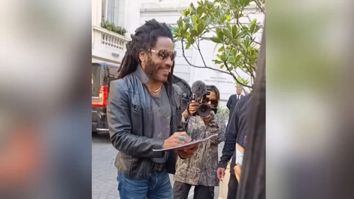 Emprendedor de Río Gallegos conoció a Lenny Kravitz