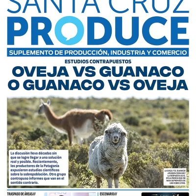 Tapa Suplemento especial de Santa Cruz Produce: Oveja vs guanaco o guanaco vs oveja