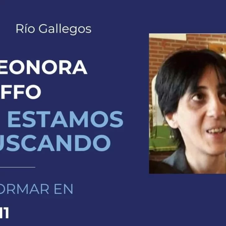 Buscan a Eleonora Raffo Magnasco, mujer que está desaparecida hace varios días en Río Gallegos