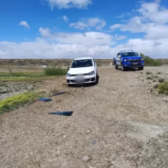 Una mujer sufrió graves lesiones tras un vuelco a pocos kilómetros de Piedra Buena