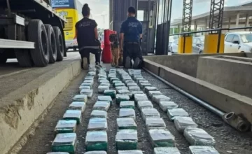 La Aduana secuestró un cargamento con 92 de kilos de pasta base de cocaína