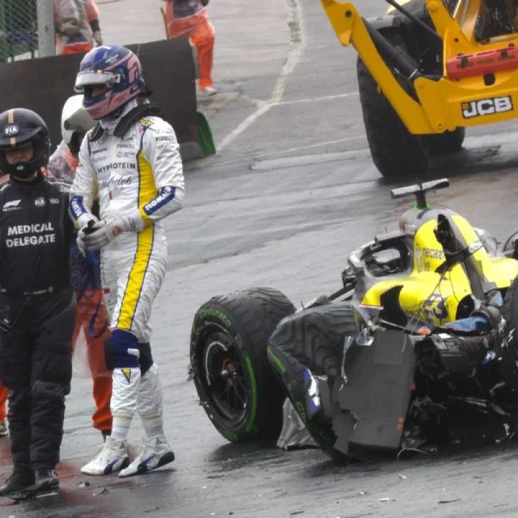 Video El impactante choque de Alexander Albon, compañero de Colapínto, en la Clasificación de F1 del GP de Brasil