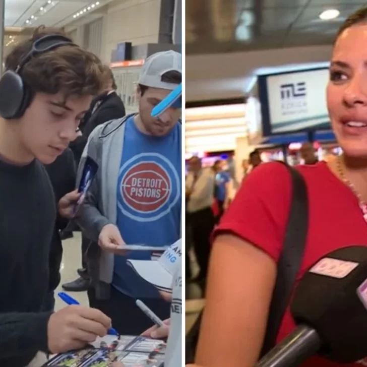 Video. Franco Colapinto llegó a Las Vegas tras su cita con la China Suárez y un detalle sorprendió a sus fans