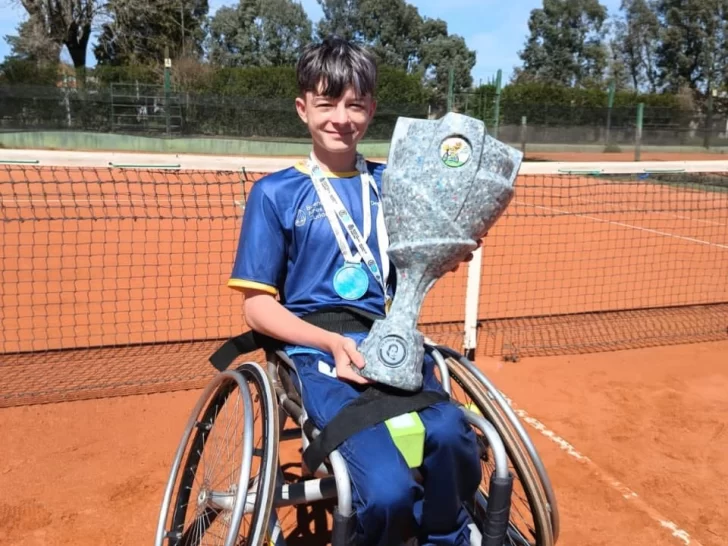 Ian Davidson: de Río Gallegos al tenis adaptado internacional, una historia de superación