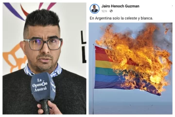 Jairo Guzmán sobre la foto de la quema de la bandera del orgullo LGBTIQ+: “No tenía ninguna intención de bajar la publicación”