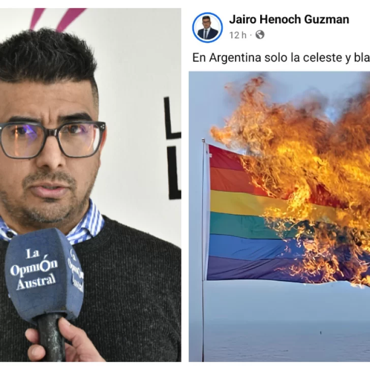 Jairo Guzmán sobre la foto de la quema de la bandera del orgullo LGBTIQ+: “No tenía ninguna intención de bajar la publicación”