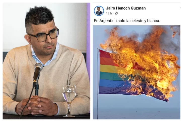 Jairo Guzmán, presidente de la Libertad Avanza Santa Cruz, provocó y eliminó el posteo: “Solamente publiqué una foto”