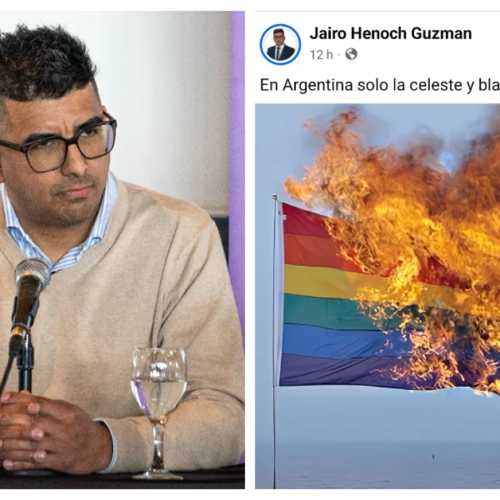 Jairo Guzmán, presidente de la Libertad Avanza Santa Cruz, provocó y eliminó el posteo: “Solamente publiqué una foto”