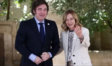 Javier Milei cenará con Georgia Meloni esta noche en Olivos, antes de la reunión en Casa Rosada