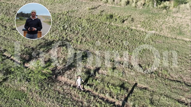 Habló el operador del dron que encontró a la nena perdida en un campo en La Pampa: “Lo único que pedía era a su madre”