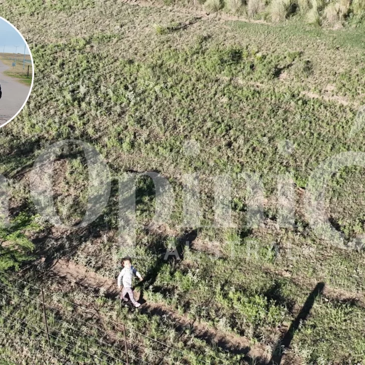 Habló el operador del dron que encontró a la nena perdida en un campo en La Pampa: “Lo único que pedía era a su madre”