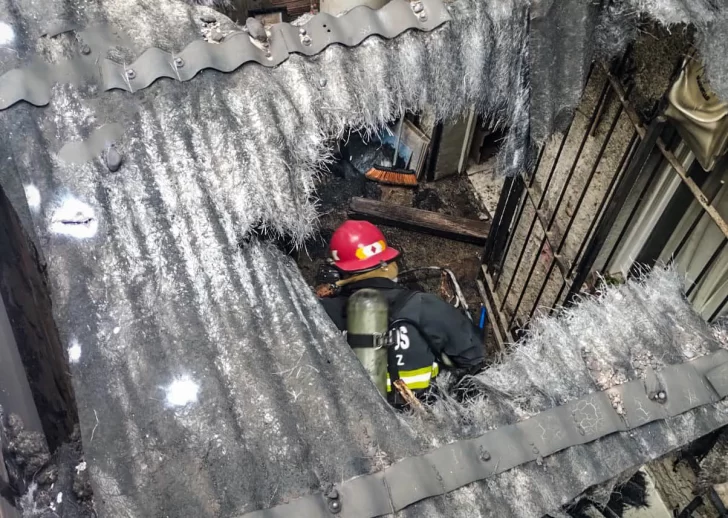 Río Gallegos: hacían un asado y una brasa generó un principio de incendio