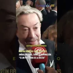 Aníbal Pachano en los Martín Fierro de Cable 2024