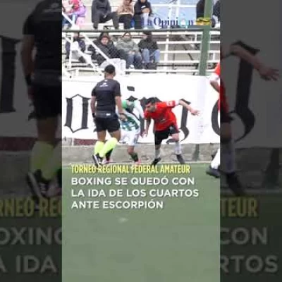 Boxing se impuso 1-0 ante Escorpión FC en la ida de los cuartos de final