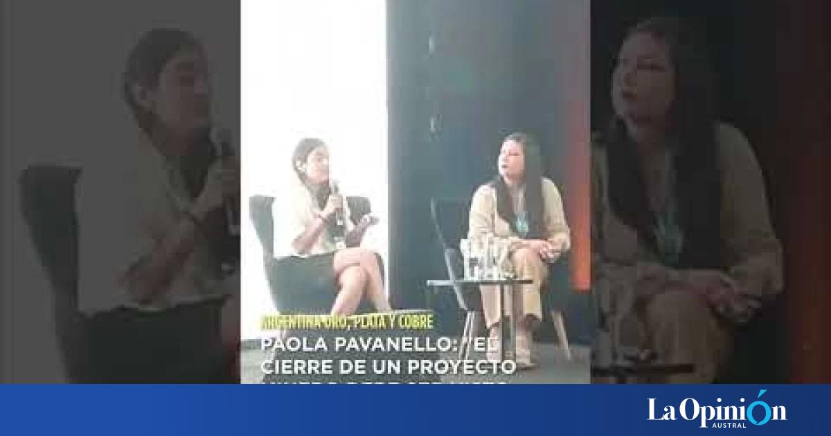 Paola Pavanello destacó que el cierre de un proyecto minero es “una ...