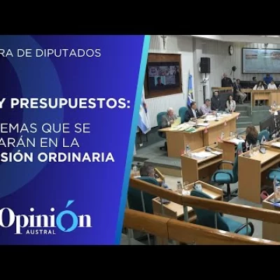 RIGI y presupuestos: los temas que se tratarán en la 16º Sesión Ordinaria