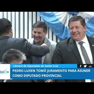 Pedro Luxen asumió como diputado provincial