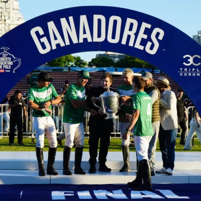 Javier Milei dijo presente en la final del Abierto de Palermo