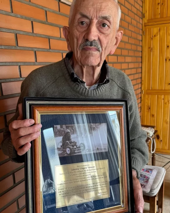Reconocieron a “Chiquito” Vázquez, histórico deportista de Río Gallegos
