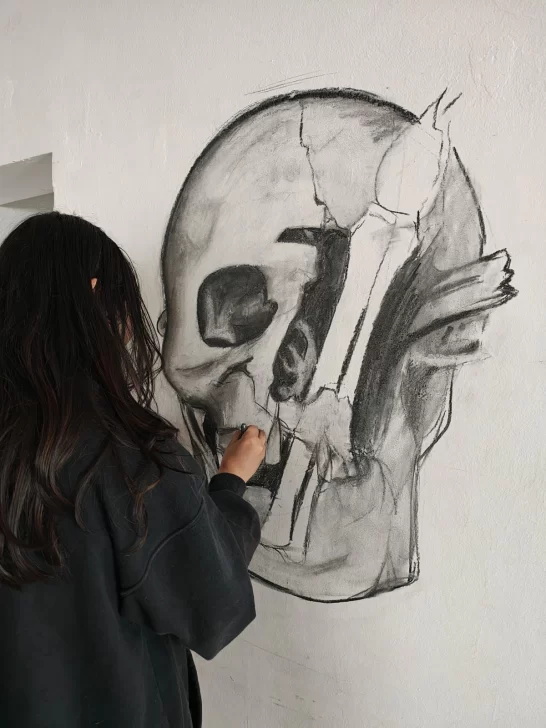 Estudiantes del Polivalente de Arte N° 1 inauguran la muestra “Antropofagia”