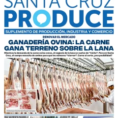 Tapa Suplemento especial de Santa Cruz Produce “Ganadería ovina: la carne gana terreno sobre la lana”