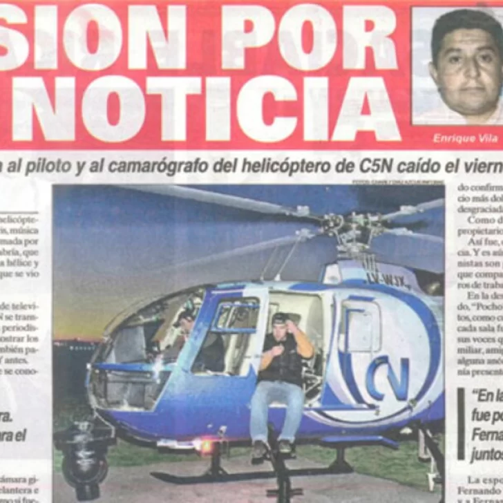 El luto del aire: La tragedia de C5N y el recuerdo de Vila y González