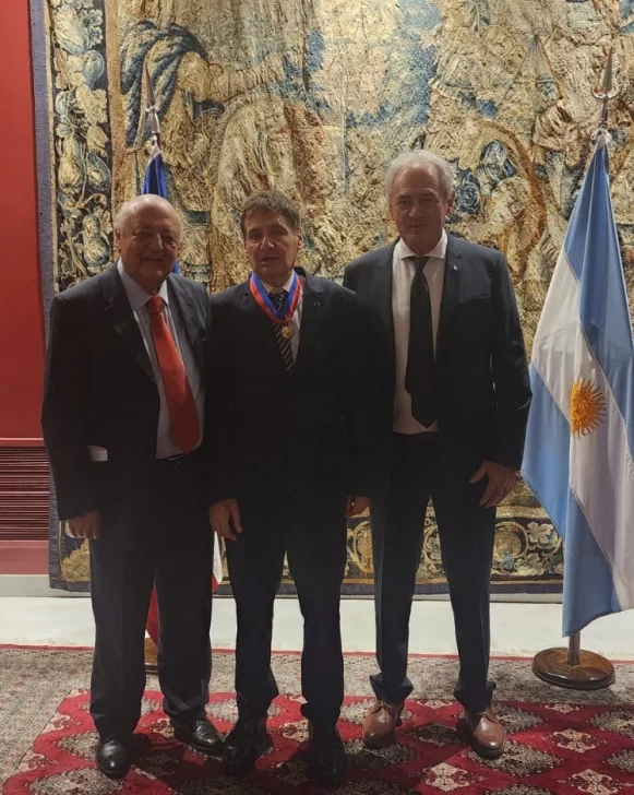 Mario Alejandro Scholz, homenajeado por la embajada de Chile en Buenos Aires: recibió la orden Bernardo O’ Higgins