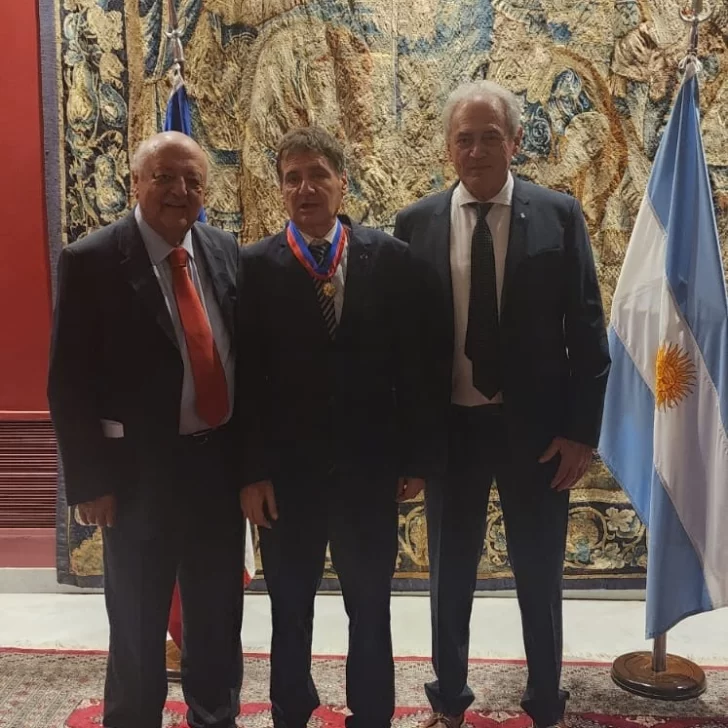 Mario Alejandro Scholz, homenajeado por la embajada de Chile en Buenos Aires: recibió la orden Bernardo O’ Higgins