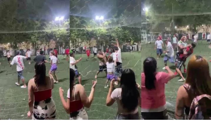Fue a ver un partido, se armó una pelea y terminó disparando en plena cancha
