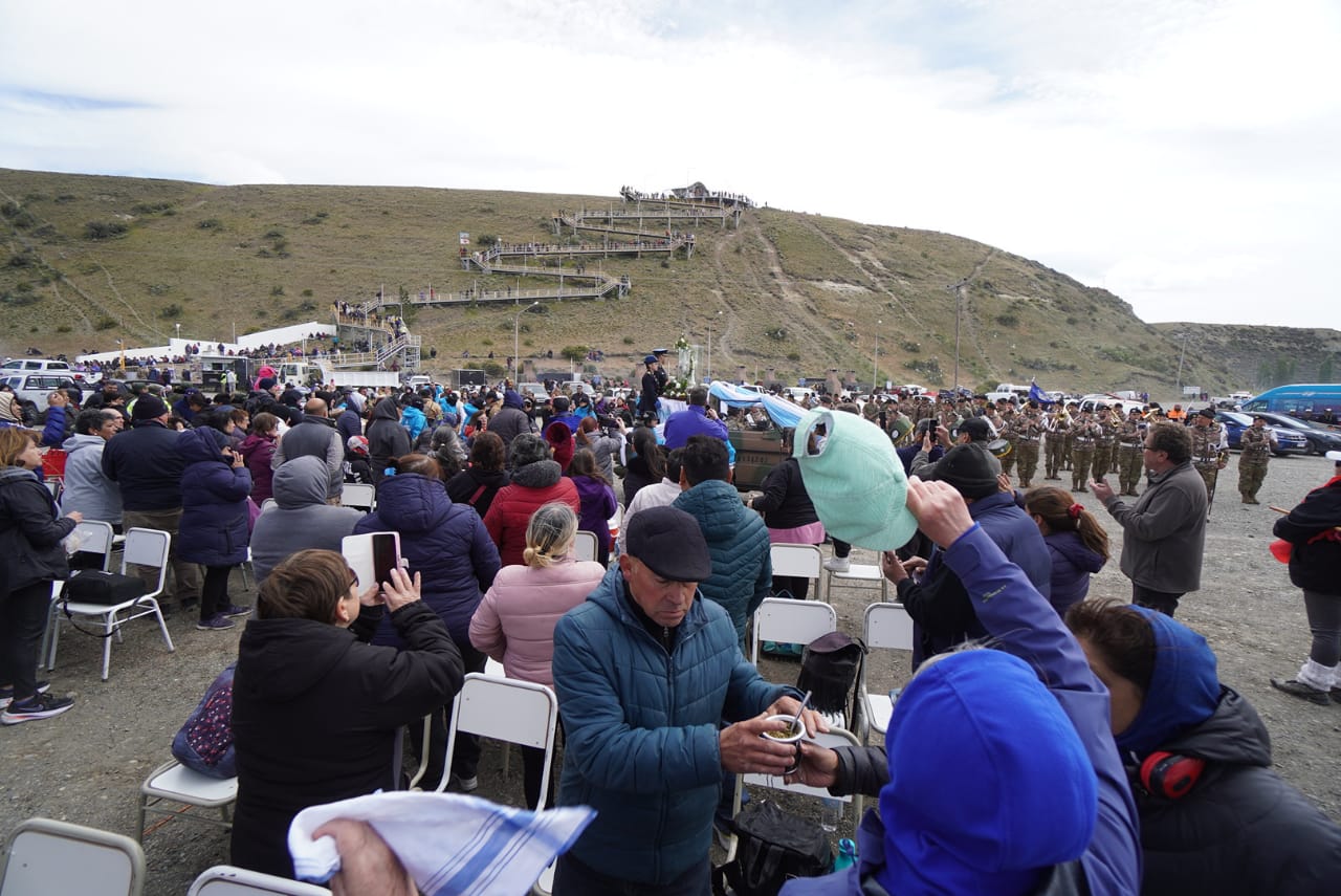  Peregrinación a la Virgen de Güer Aike. FOTO: ARCHIVO LA OPINIÓN AUSTRAL