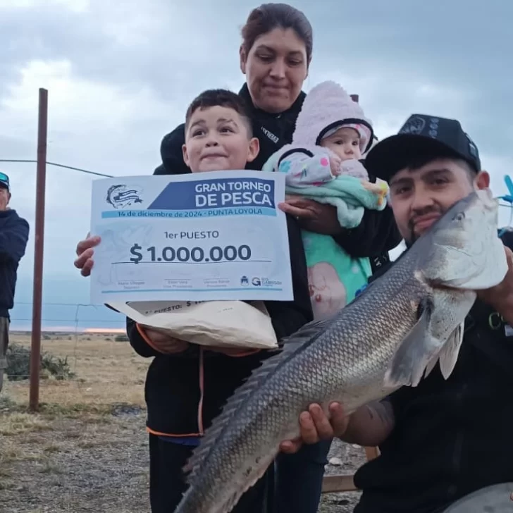 Gran Torneo de Pesca en Punta Loyola: el ganador del millón sacó una pieza de más de 6 kg