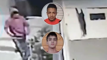 Video. Una cámara grabó el momento de huida de los prófugos que podrían estar en Santa Cruz