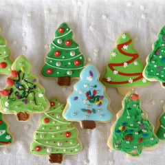 Receta de galletitas navideñas para hornear en pocos minutos