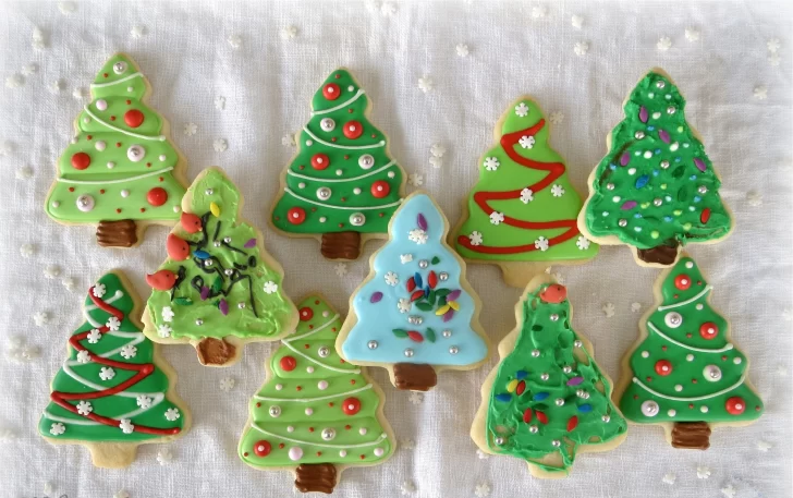 Receta de galletitas navideñas para hornear en pocos minutos