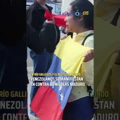 Venezolanos se manifestaron en Río Gallegos