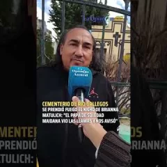 Se incendio el nicho Brianna Matulich: “El papá de Soledad Maidana vio el fuego y nos avisó”