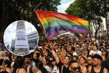 Los repudiables carteles que aparecieron en el centro de Río Gallegos a un día de la marcha LGBT Los repudiables carteles que aparecieron en el centro de Río Gallegos a un día de la marcha LGBT